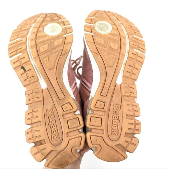 Reebok Light Pink Fit Frame Lace Up Athletic Running Sneakers Size 7.5 - Picture 7 of 8